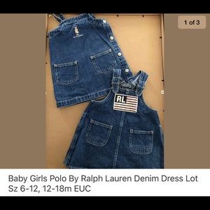 Baby girls Polo by Ralph Lauren dresses